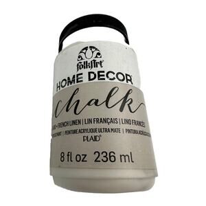 FolkArt Home Decor Chalk Paint 8oz-French Linen